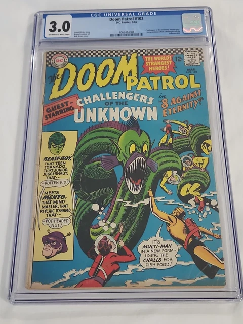DC Comic Lot Of 2 CGC - Doom Patrol 102 & The House Of Secrets 112 3