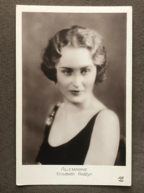 Miss Germany Elisabeth Rodzyn postcard - miss Europe 1929 contest