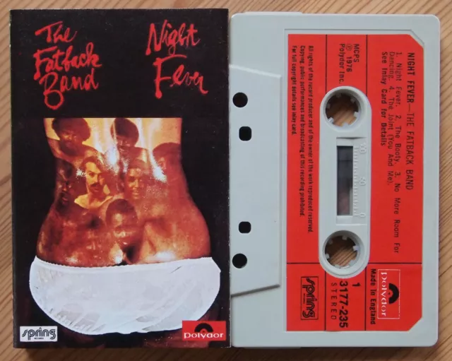 The Fatback Band - Night Fever (Spring 3177235) 1976 Uk Cassette Tape Funk Soul