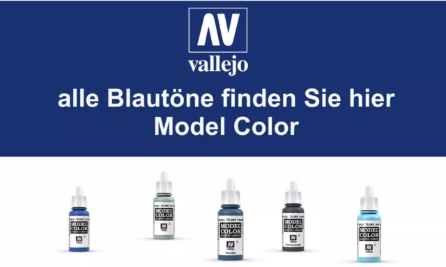 Alle Blautöne - Hochwertige Vallejo Model Color Farben