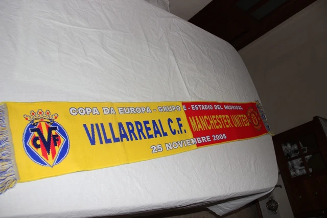 Écharpe De Foot Vintage UEFA Cup 2007 – Rangers FC & Osasuna – 100% Laine