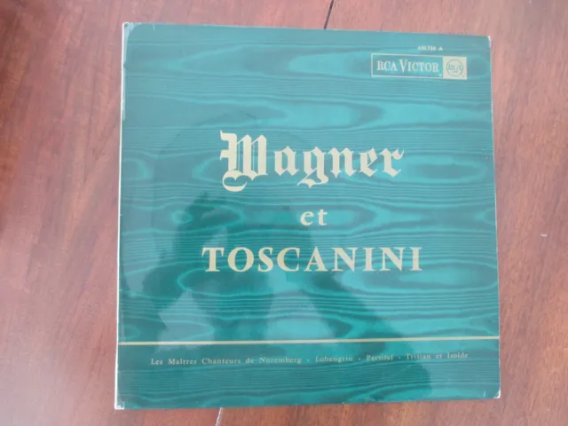 LP 33 T   Wagner "Les Maîtres Chanteurs de Nuremberg" Direction Toscanini