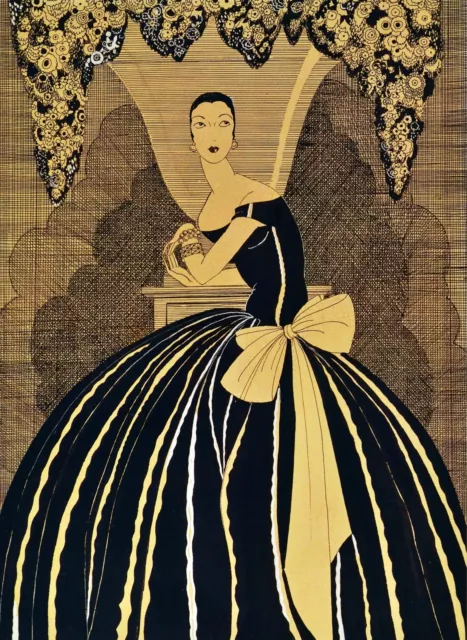 Decor Poster.Interior design Art Nouveau.Deco fashion woman.6276