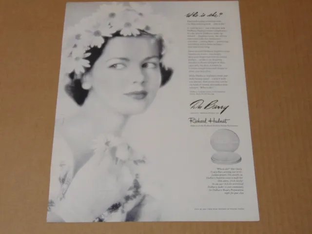 1949 Du Barry Make Up Richard Hudnut vintage art print ad
