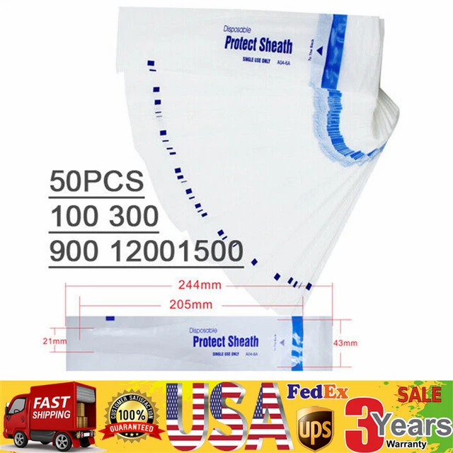 100* Sheath Dental CAMERA Sleeve/Sheath/Cover Disposable for intraoral Camera