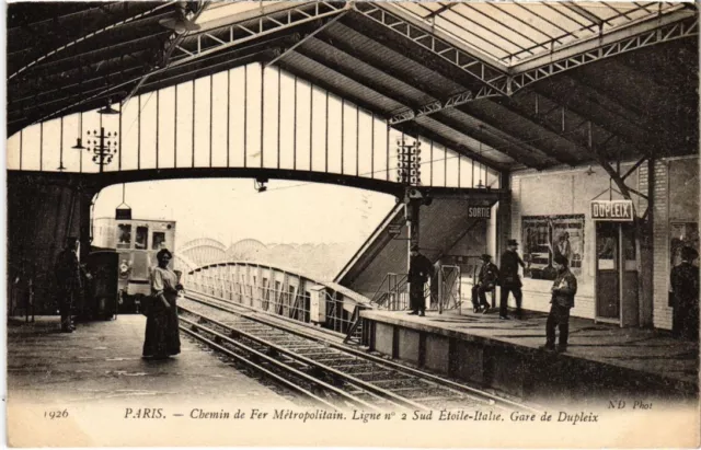 CPA PARIS 15e Le Metropolitain Gare de Dupleix ND Phot (1249342)