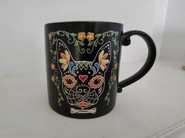 Frenchie French Bulldog Coffee Mug  Day Of The Dead 20 Oz.