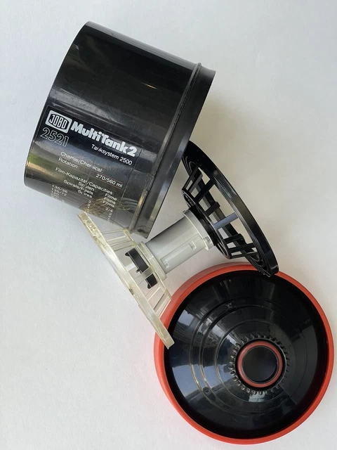 JOBO 2521 MultiTank + 4x5 Reel Cog Lid Magnet Base For Processor Good Condition