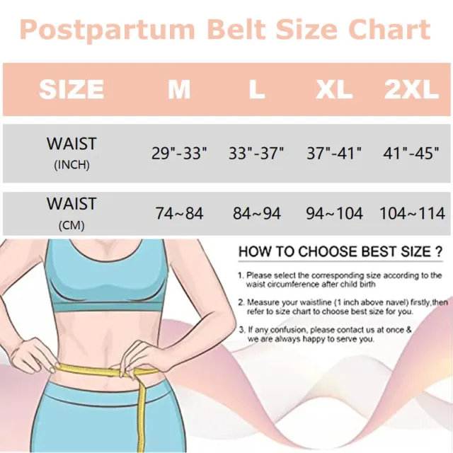 Postpartum Belly Band Wrap After Pregnancy Post Surgery Recovery Belt Shapewear 2