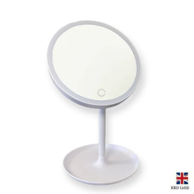 7" Magnifying Mirror LED Lights Make Up Shaving Bathroom Cosmetic Vanity UK