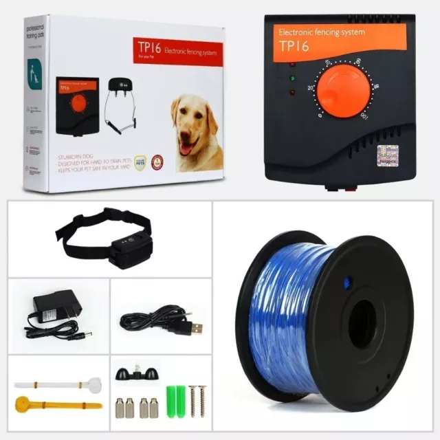 Pack Clôture Électrique Chien TP16 : Collier d’Entraînement Filaire Rechargeable