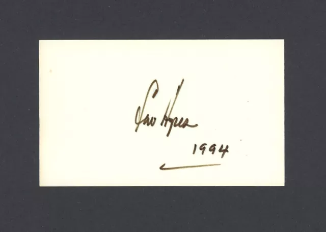 LEW AYRES signed index card + movie photo ACTOR