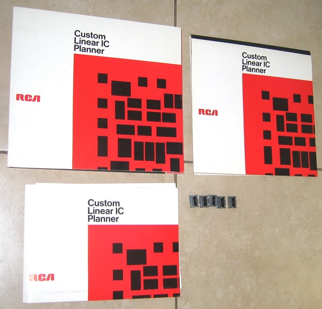 VINTAGE 1970 RCA Custom Linear IC Planner Kit