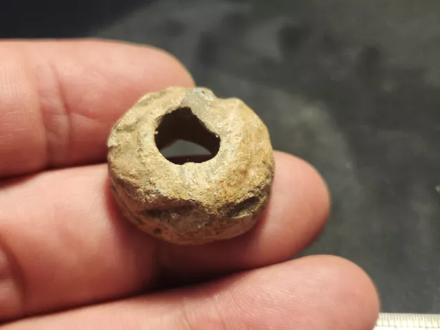 Roman Lead Spindle Whorl found in York 1970s. A Must read description. LD179t