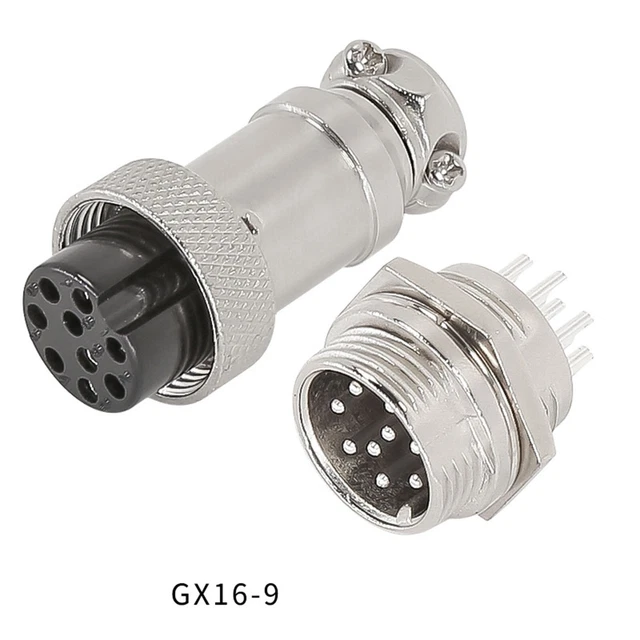 Connecteur Aviation 4 Broches Métal P20K6Q - Pour Montage Sur Panneau, Soudure