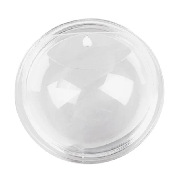 BricoQui Vaso A Parete Plastica Con Sottovaso Colore Terracotta A Muro Mezzaluna Fiori Piante Esterno Giardino - Foto 3