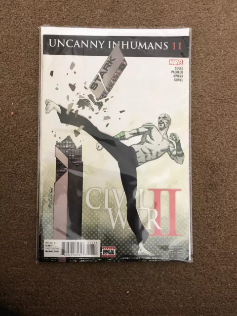 Uncanny Inhumans #11 (2016) 2Nd Print Key Issue 1St App Mosaic Pacheco Var Cw2