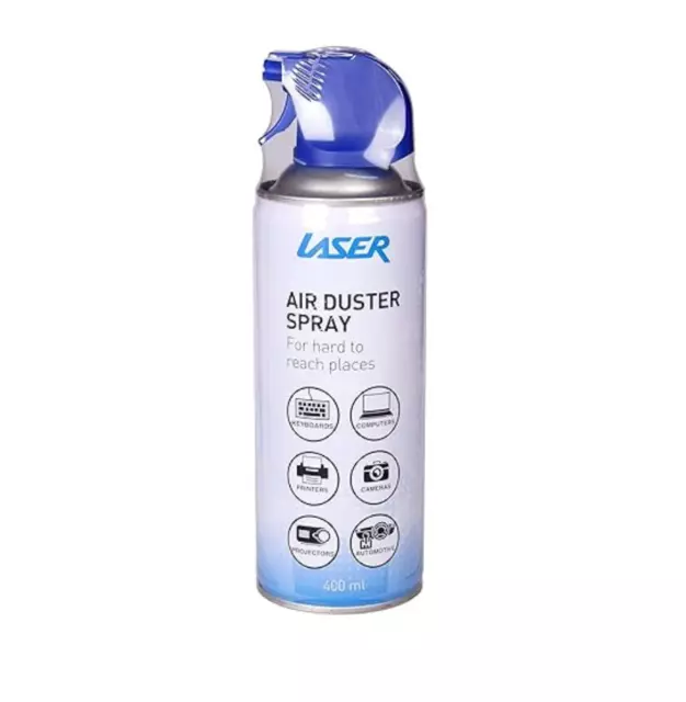 Laser Clean Range Air Duster 400Ml for Computer Cleaning, PC, Laptop, Console/AU