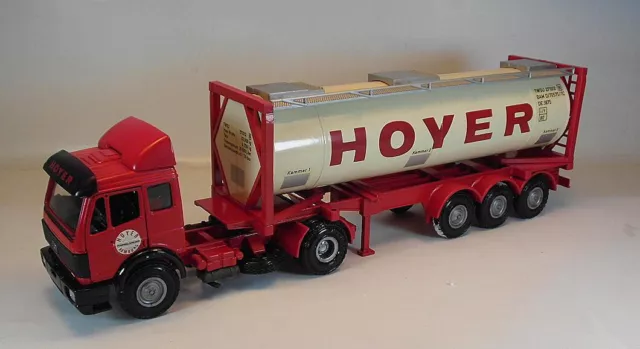 NZG 1/43 Nr.317 Mercedes Benz Tankzug Hoyer Hamburg Werbemodell OVP #6751 2