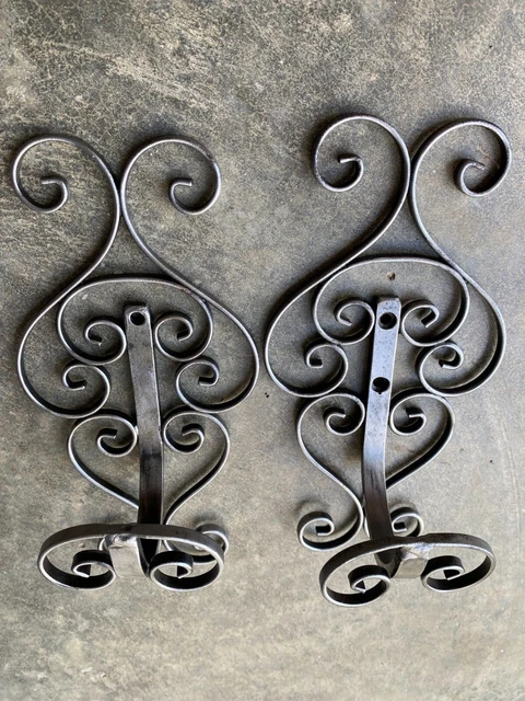Lot De 4 Patères Murales Anciennes En Aluminium - Argenté - Vintage Industriel