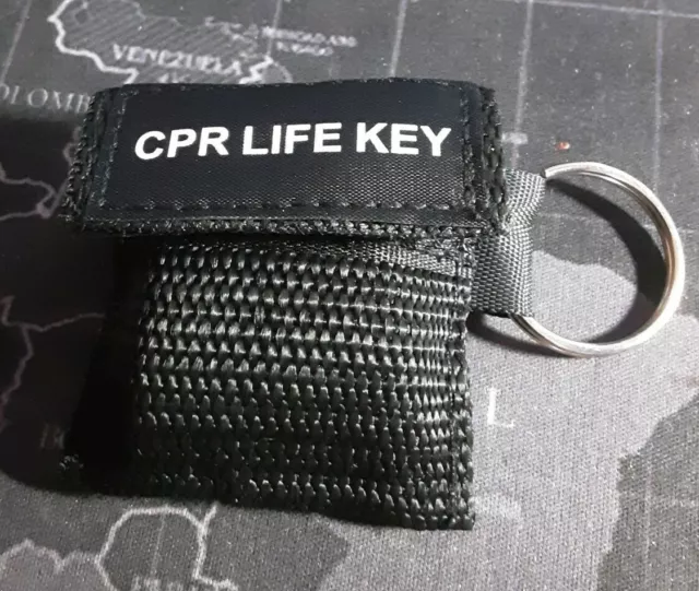 Brand First aid Rescue CPR MASK WITH KEYCHAIN CPR FACE SHIELD POCKET AED