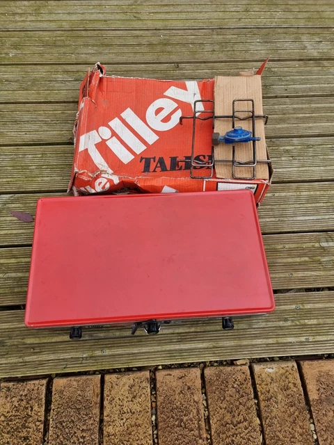 VINTAGE TILLEY TALISMAN Mk6 Camping Gas Stove Double Burner +
