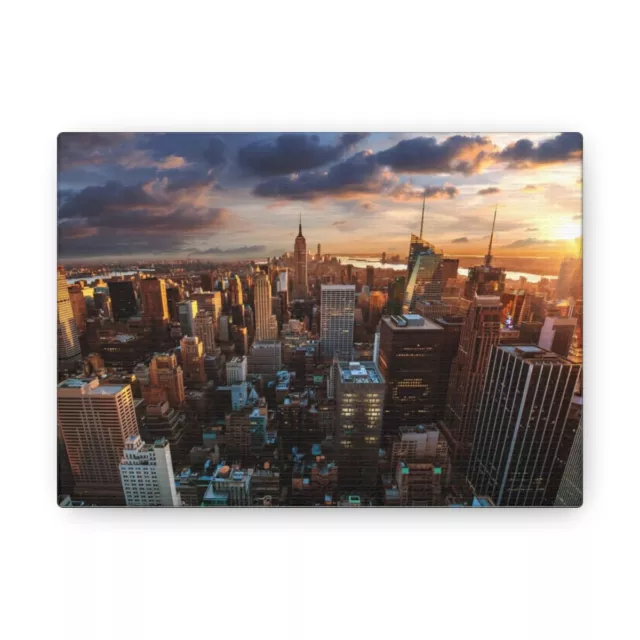 New York City Skyline Canvas Wall Art Home Decor, NYC Manhattan Canvas Print