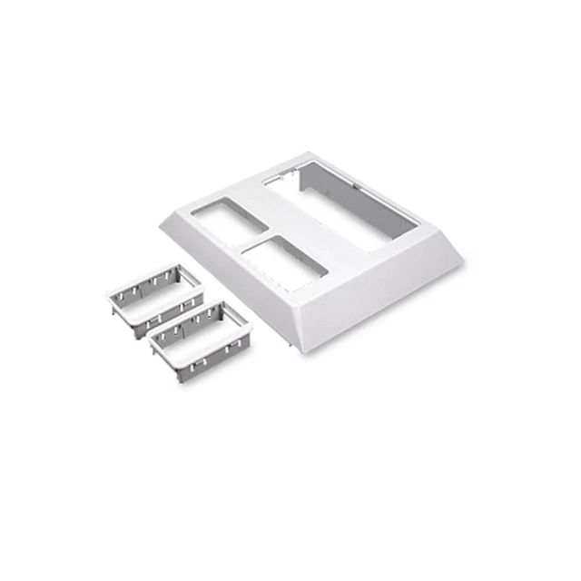 Wiremold Legrand 5007C-2Abwh Deep Device Plate For P&S Activate 5-3/16" L, White