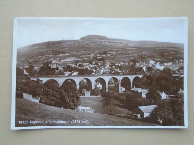 Postcard of Ingleton and Ingleboro' Yorkshire 1935