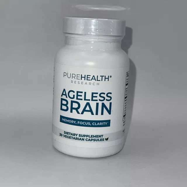 PureHealth Pure Health Ageless Brain Memory Focus Clarity Sealed Exp 2/25 Sealed