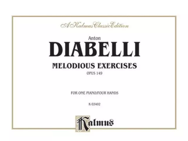 Diabelli Melodious Exop149 1p4 by Anton Diabelli (English) Paperback Book