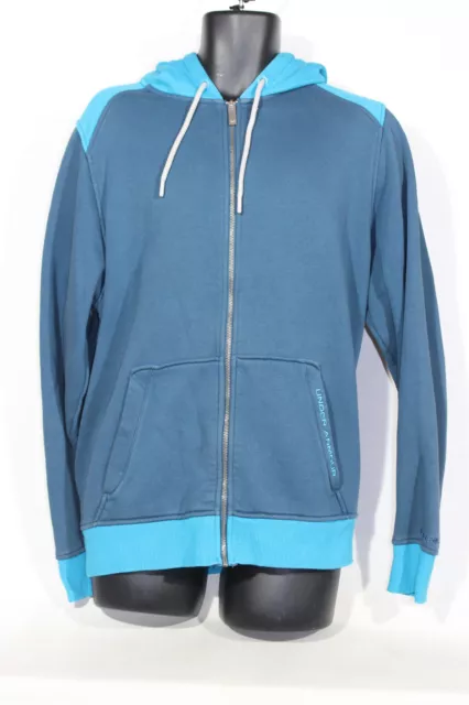 Under Armour Storm Hoodie Large L/XL Blue Hooded Full Zip Sweater Mens