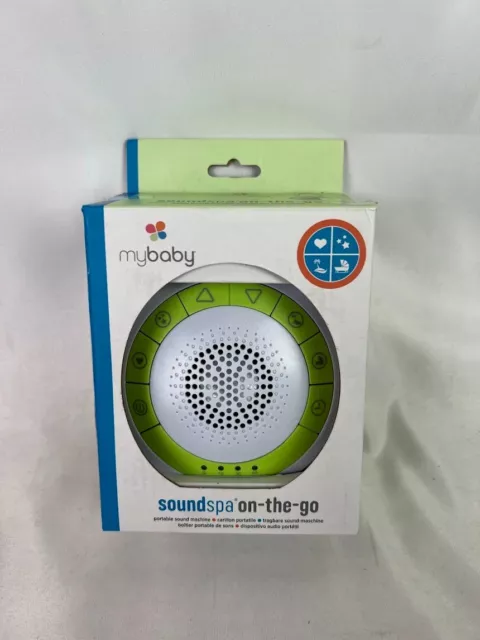 MyBaby SoundSpa Einschlafhilfe Baby - Sound machine, weißes Rauschen & beruhigen