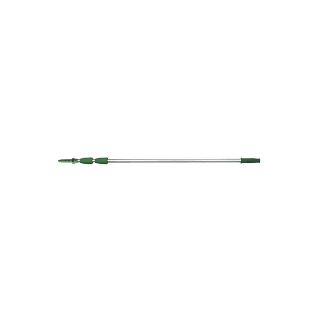 Unger Opti-Loc Aluminum Extension Pole 14ft Three Sections Green/Silver ED450