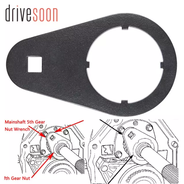 New for 1994-04 Dodge NV4500HD Cummins 1/2" Drive Mainshaft 5th Gear Nut Wrench