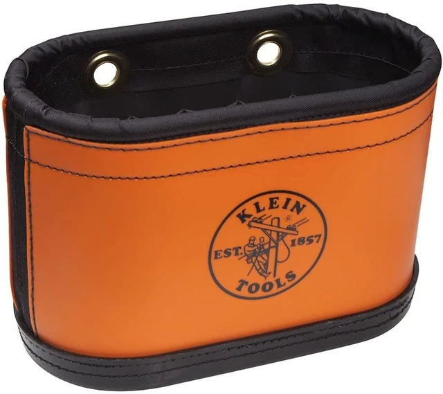 Klein Tools 5144BHB Oval Hard-Body Bucket Tool Organizer with Kickstand, Hook Ho