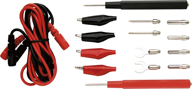 Sonde Multimètre Testeur Silicone électrique Cordon flexible pince crocodille li