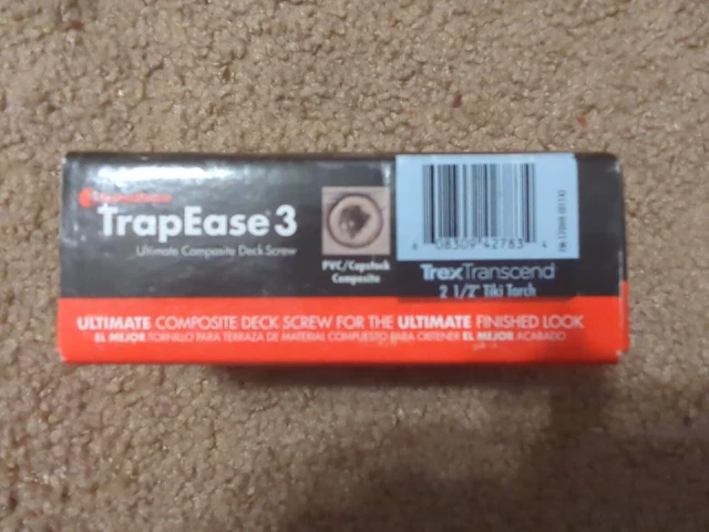 FastenMaster TR3-212-75TSTT Tiki Torch Composite Deck Screws #20 x 2-1/2 L in.