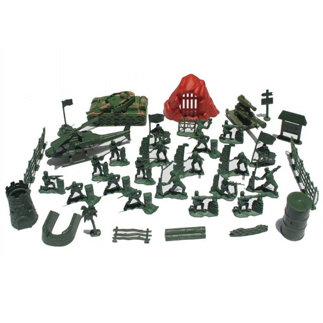 ACTION FIGURE MILITARY Playset Soldiers Aircraft Mens Playsets Soldier