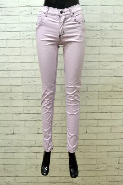 Jeans Donna Cheap Monday Taglia 38 Pantalone Glicine Woman Elastico Cotone Pants