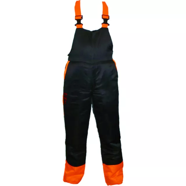 Chainsaw Bib Brace Trousers Dungarees Forestry Safety Protective Large 34/38