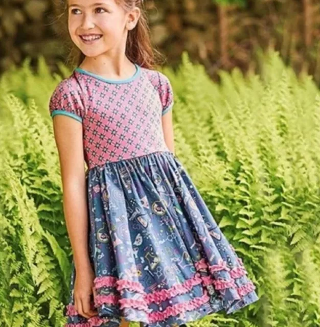 Matilda Jane Choose your Path Hypothesis Twirl Dress Size 6