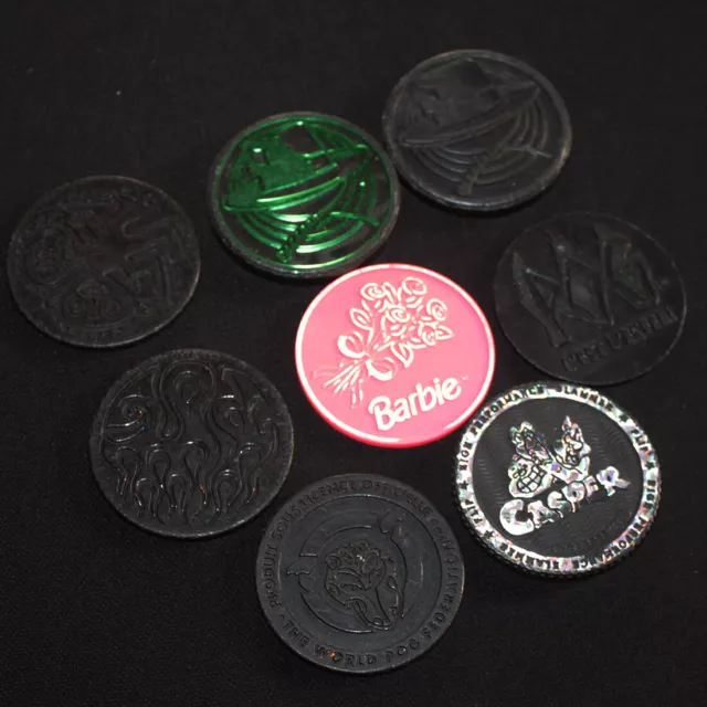 Lot de 8 POGS KINI Barbie Casper