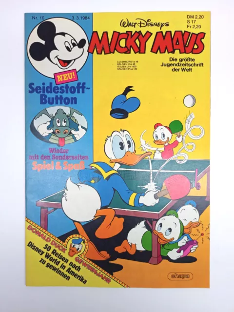 Micky Maus Heft Nr. 10 | 1984 | Top Zustand | komplett mit Beilage