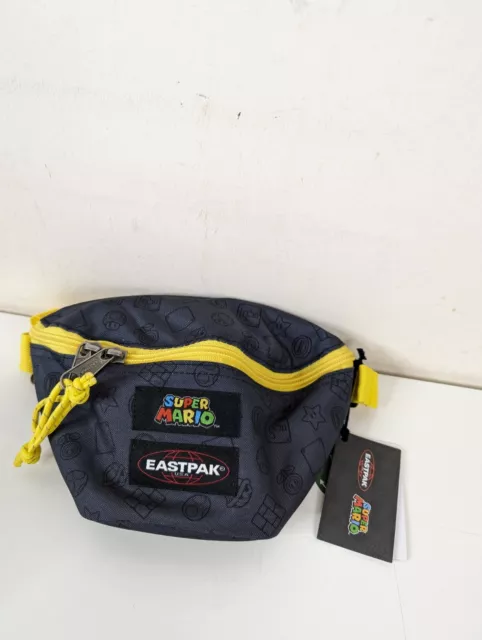 Eastpak x Super Mario Bum Bag Festival Bag Springer Grey & Yellow New With Tags