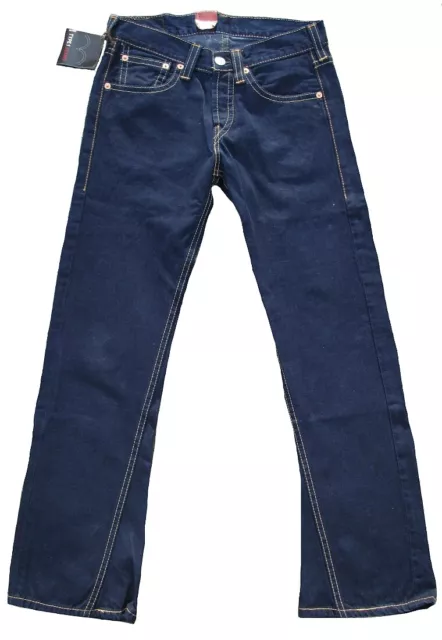 Levi's 907 TYPE1 Jeans 26 27 29 W26 W27 W29 L32 Bootcut Hip Dark Blue Unisex