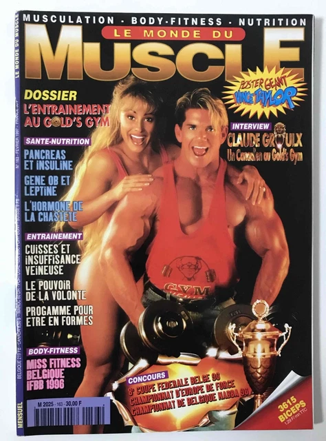 POSTER LE MONDE du Muscle - Serge NUBRET Bodybuilding - EUR 7,50 - PicClick FR