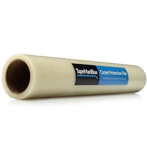 Carpet Protection Film 24" x 200' roll. Made in The USA! Easy Unwind, Clean R...