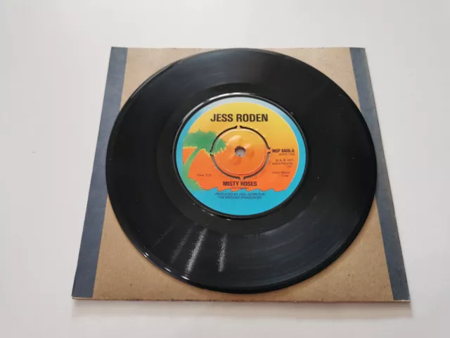 jess roden misty roses 7" vinyl record - excellent condition