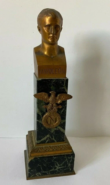 Petit Buste Napoléon Vintage – Bronze Ou Laiton – Objet Déco Collection
